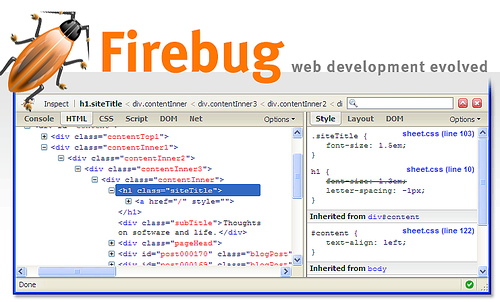 Firebug установка и использование